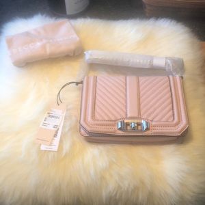 Rebecca Minkoff, quilted small love crossbody.